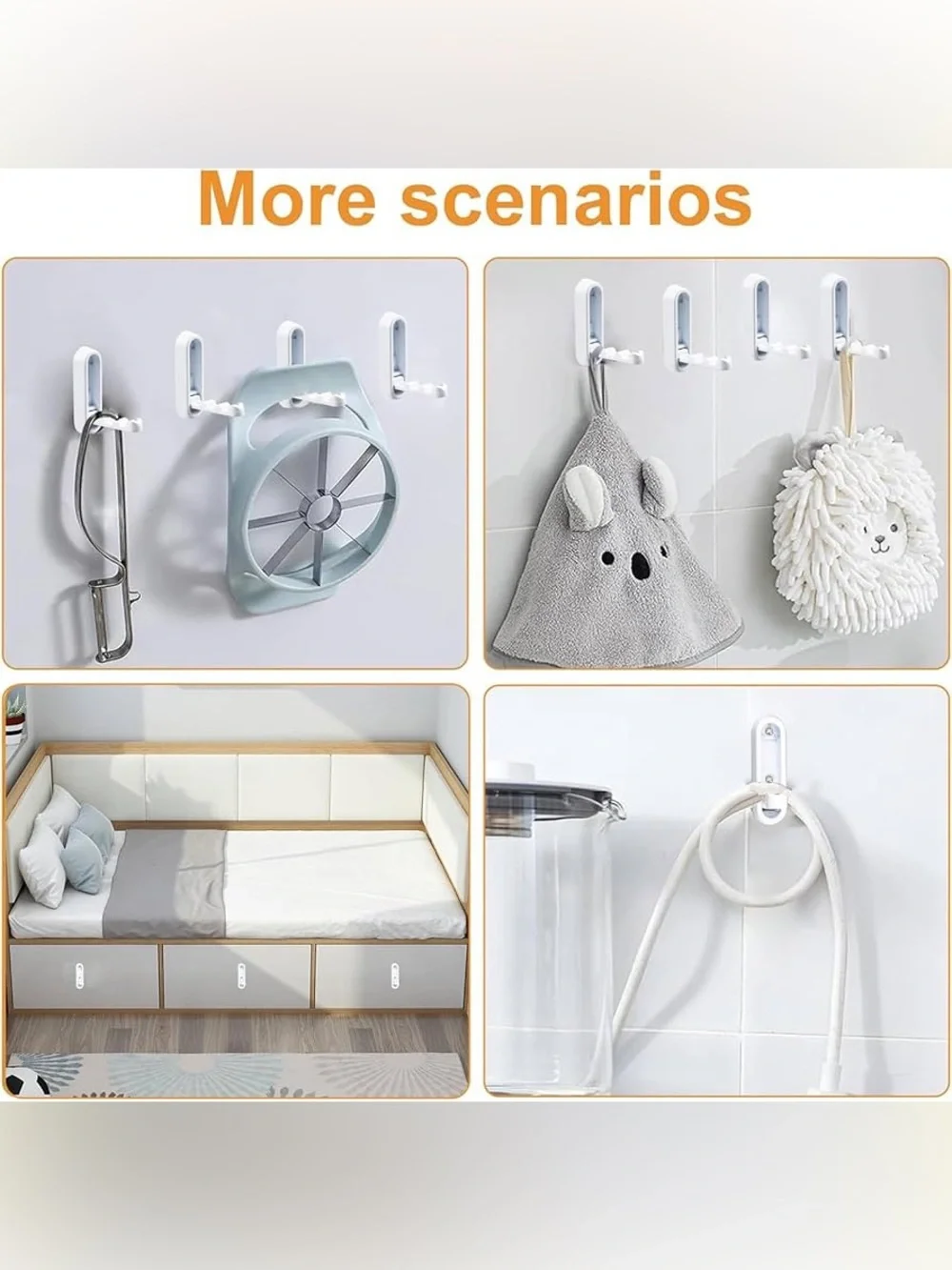 Space Saving Folding Wall Hooks